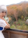 cosplay美女套图 c77 Sakuya Izayoi　白丝假发扮相(1)(88)